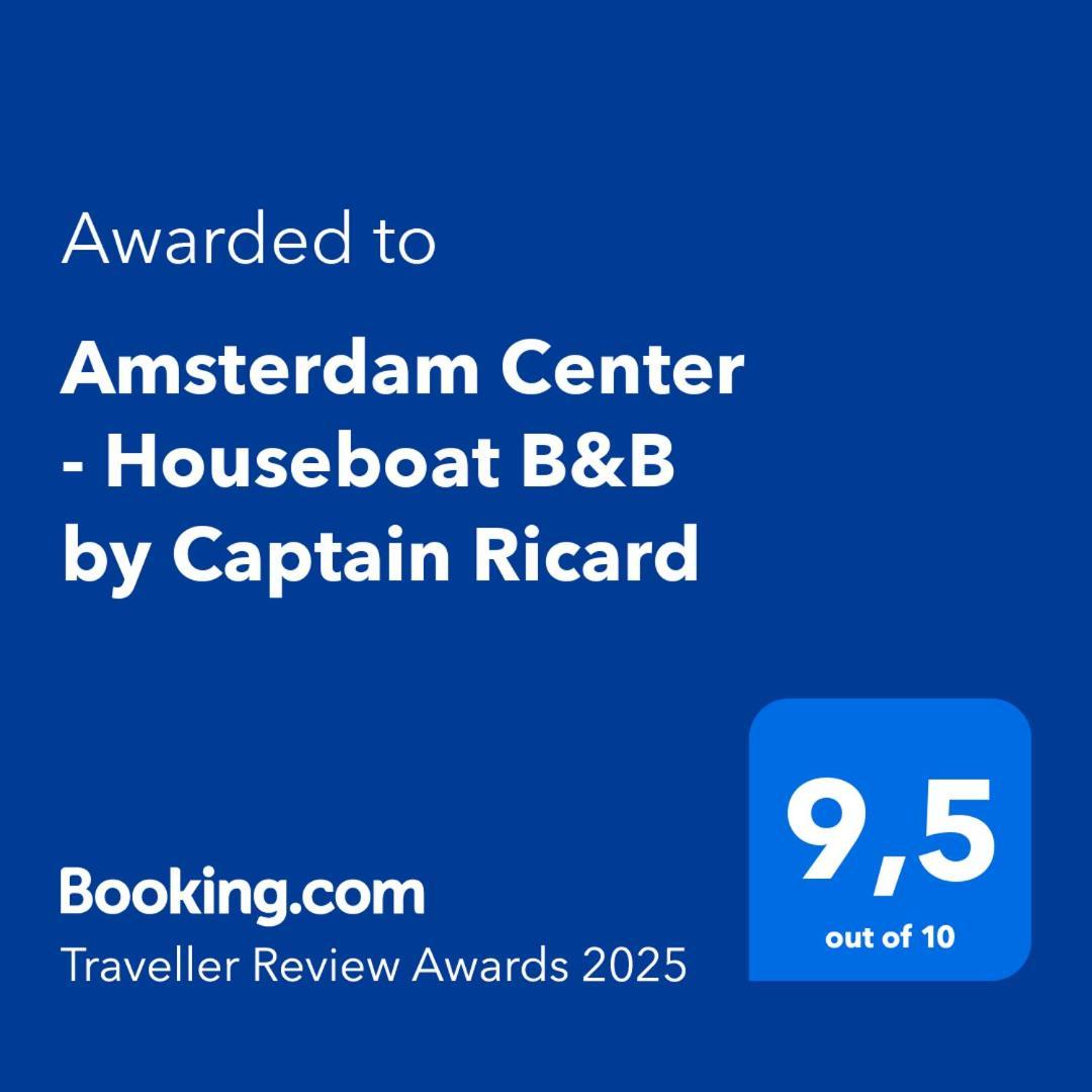 Amsterdam Center - Houseboat B&B By Captain Ricard Exteriér fotografie